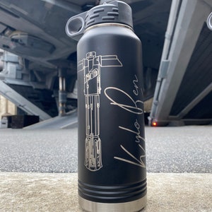 Lightsaber Water Bottle, Reusable Star Wars Water Bottle image 3