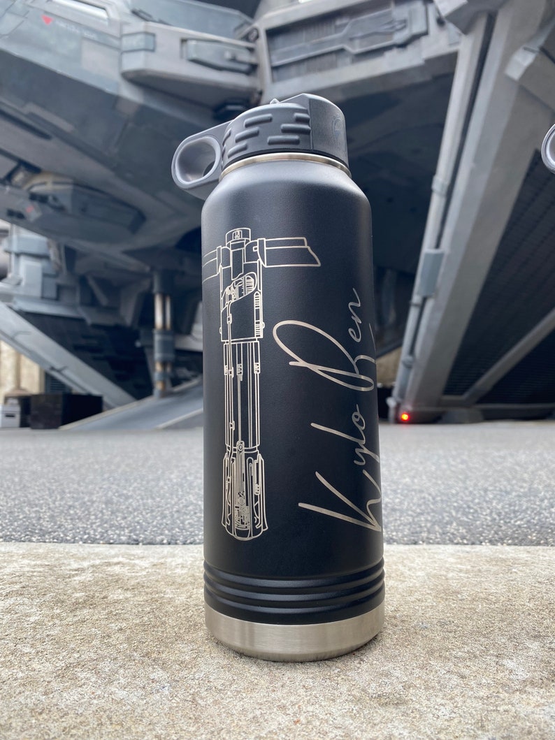 Lightsaber Water Bottle, Reusable Star Wars Water Bottle image 3