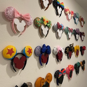 Wall Display for Minnie Ears Headbands , Ear collection Display