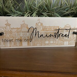 Meet me on Mainstreet , Disney inspired art