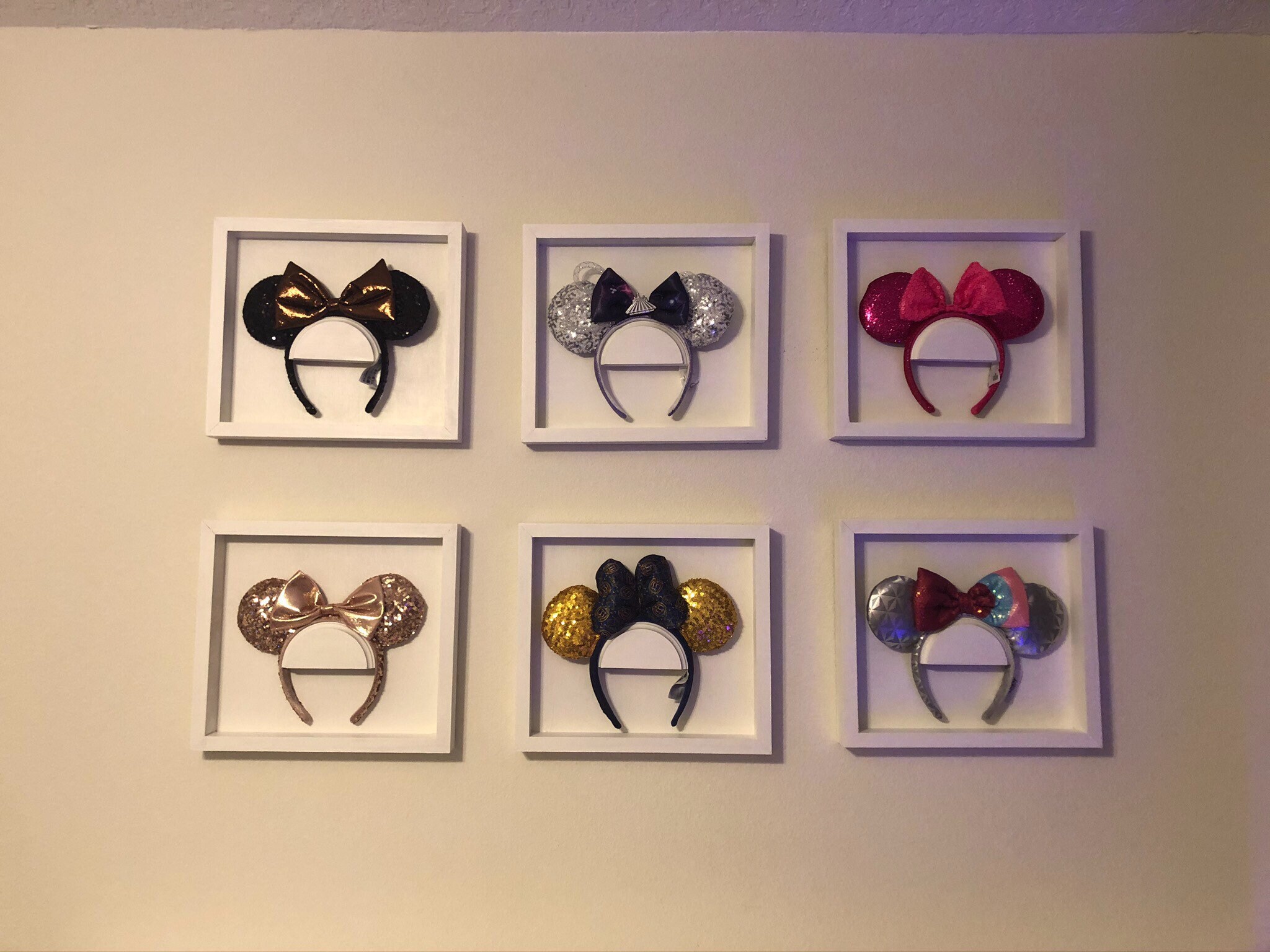 Disney Ears Display Minnie Ear Headband Display Frame Disney Etsy