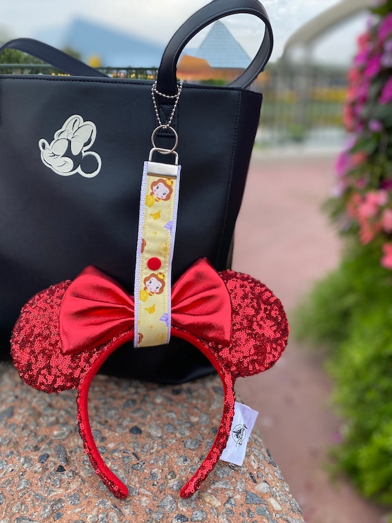 Disney Ears Holder , Belle Minnie Ear Headband Keeper, Ear Holder for  Backpack, Beauty and the Beast Ear Holder Mickey Charm Add On. - Etsy