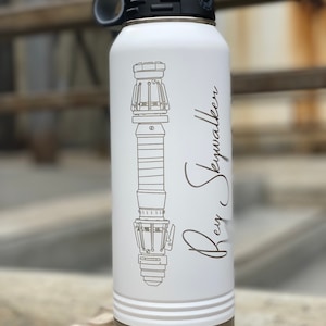 Lightsaber Water Bottle, Reusable Star Wars Water Bottle image 4