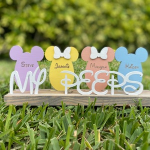 Easter Mouse Peeps, Disney inspired Peeps, personalized peeps