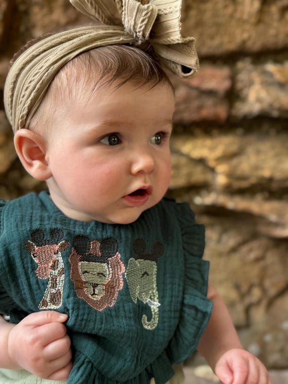 Baby Bib with Disney Safari Animals