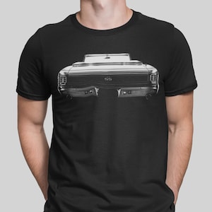 1967 Chevy Chevelle Rear View Silhouette T Shirt