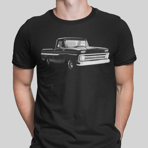 1965 Chevy C10 Pick Up Front Three Quarter View T Shirt