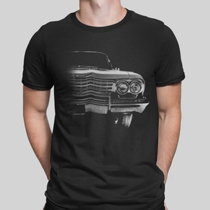 1962 Impala Front Half Grill View Silhouette Classic Car T Shirt