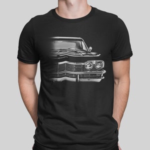 1965 Chevy Impala Ss Front Half Grill View Classic Car T Shirt