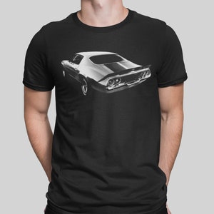 1973 Camaro Z28 Rear Three Quarter View T Shirt