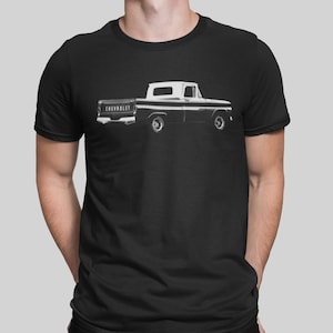 1962 C10 Pickup Truck Rear Three Quarter View T Shirt
