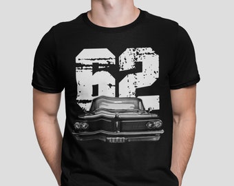 1962 Pontiac Catalina Front View With Year T Shirt