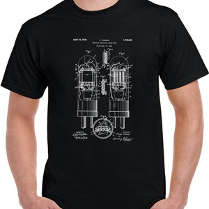 Vintage Electrode Vacuum Tube 1929 Patent T Shirt