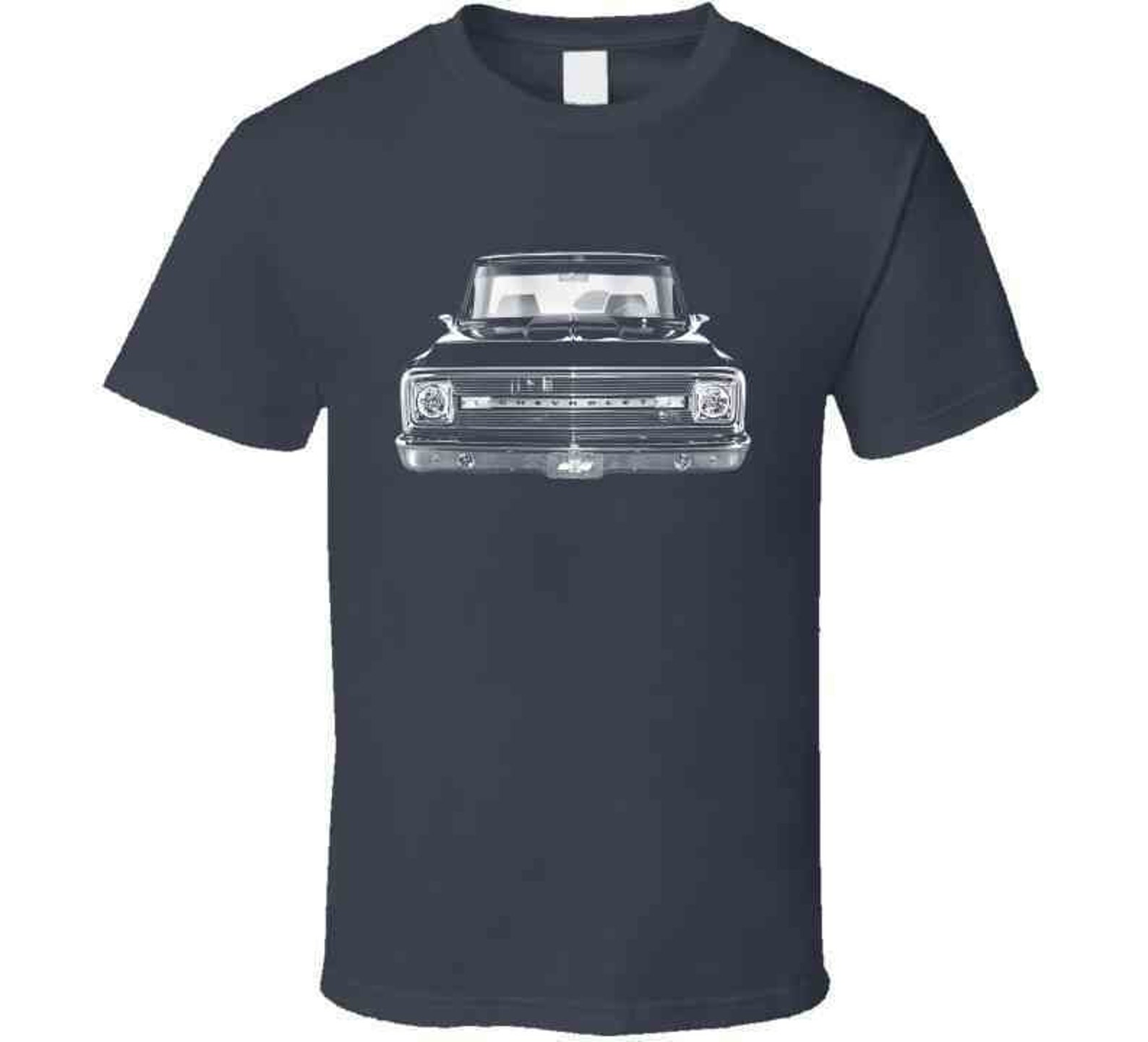 1969 Chevy C10 Pick up Front View Silhouette T Shirt - Etsy