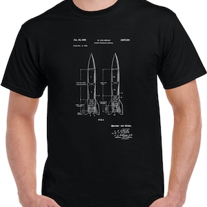 1961 Missile Military Patent T Shirt