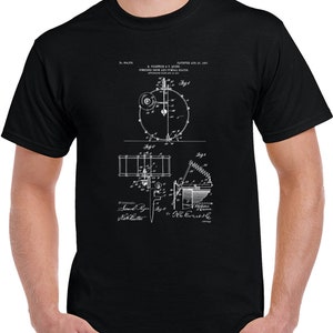 Vintage 1907 Drum And Cymbal Patent T Shirt