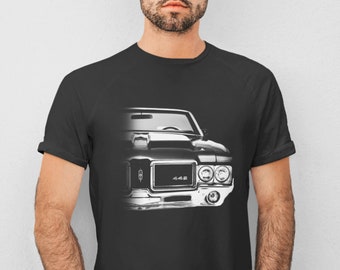 1971 Oldsmobile 442 Front Half Grill View Silhouette T Shirt