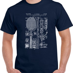 Vintage Tennis Racket Coach Gift 1931 Patent T Shirt