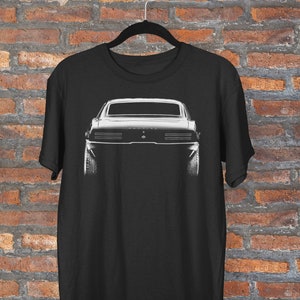1968 Firebird Rear View Silhouette American Muscle Car T Shirt