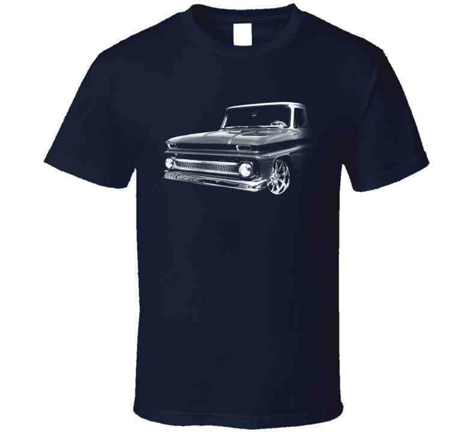 1966 C10 Pickup Truck Front Side View Silhouette T Shirt | Etsy