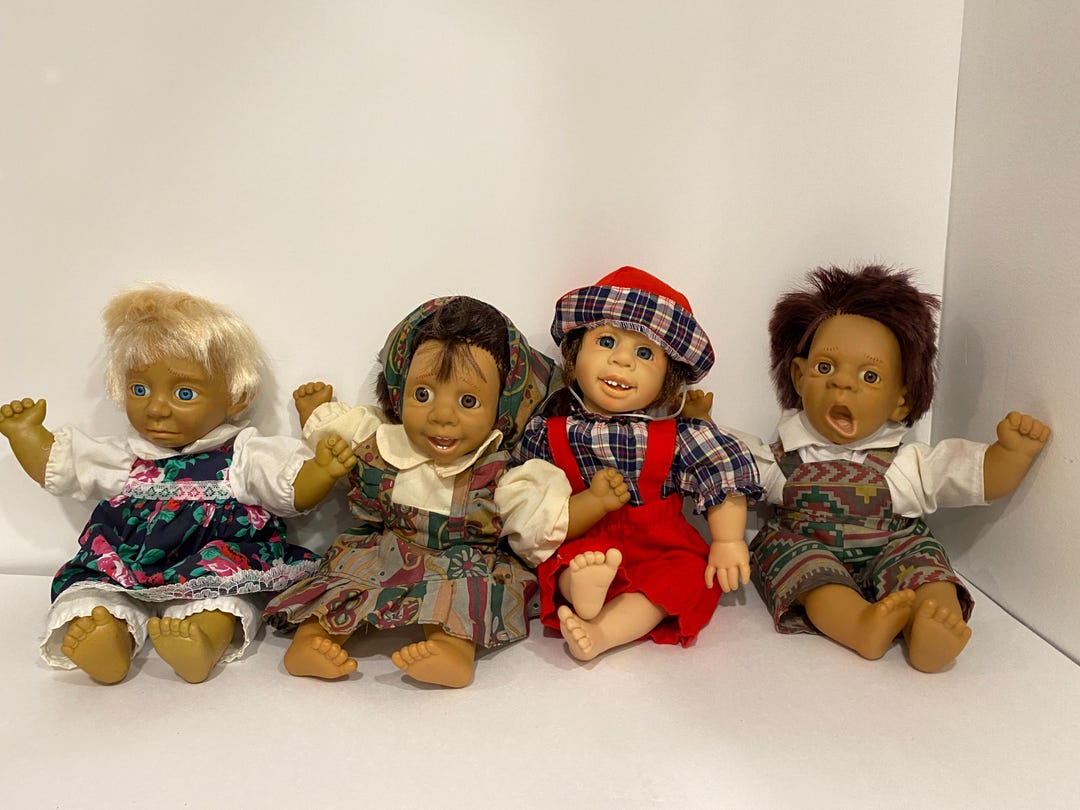 Rotten Kids Dolls 4 Happy Kids Facial Like Mischievous Expressions - Etsy