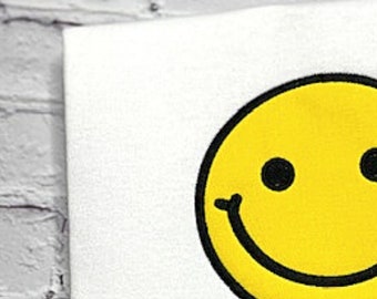 Oversized Smiley Face Shirt, Be Happy Unisex Shirt For Male or Female