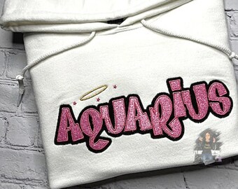 Zodiac, Astrology Inspired Hoodies, Girly Hoodies With Your Name, or Astrology Sign, Gender Neutral