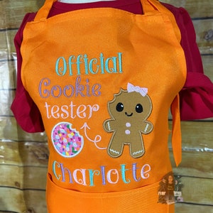 Kids Aprons, Perfect For Cookie Baking, and For Kids Parties, Personalized Kids Aprons