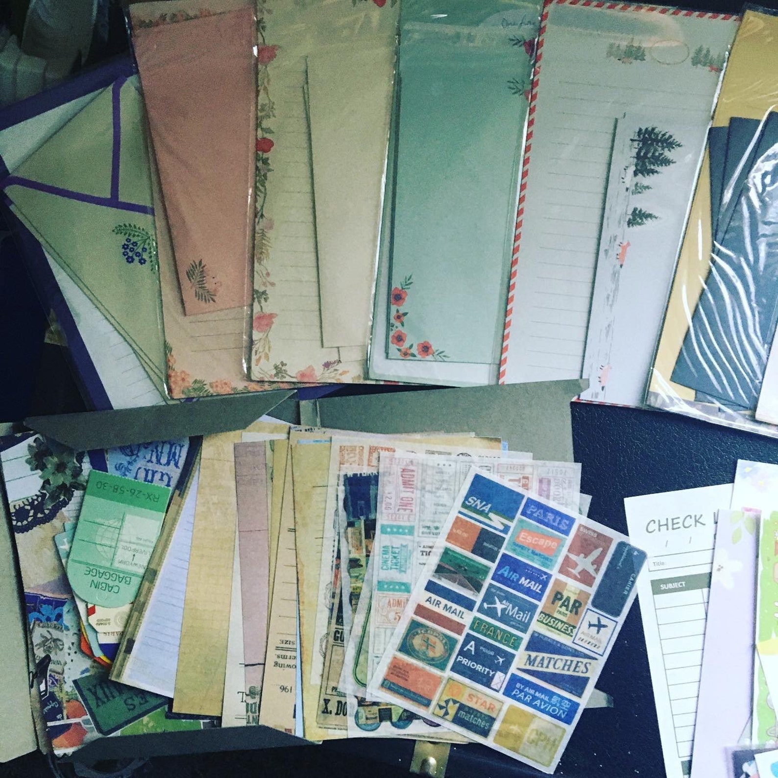 Stationary Subscription Box Pen Pals Etsy