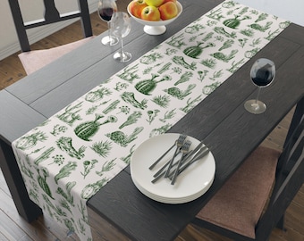 Southwestern Cactus Table Runner: Western Home Decor
