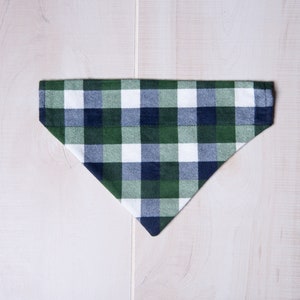Over The Collar Dog Bandana - Cozy Flannel
