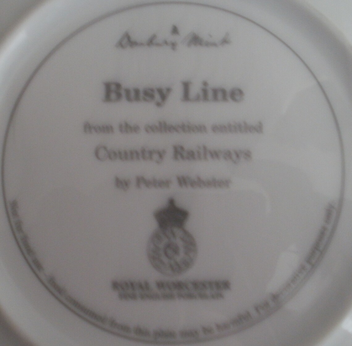 Pair of Collectors Plates Featuring Trains Etsy