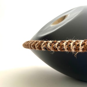 Trenzas de cuerda de macramé para handpan / protección de bordes / accesorio para handpans / Realza y protege tu handpan con elegantes trenzas de cuerda de macramé