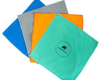 HandpanCare Mikrofasertuch | zur Handpan-Reinigung | mit HandpanCare-Logo, Mikrofasertuch, Reinigungstuch, Polishing Cloth