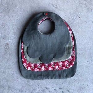 Reversible and Unisex Baby Bib Set, 4 in 1 PDF Pattern, Scallop option