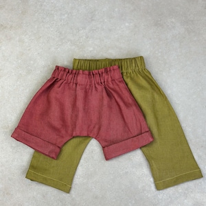 Harem Pants Shorts Kids PDF Sewing Pattern