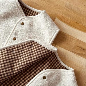 Kids Reversible Vest Waistcoat Sewing Pattern