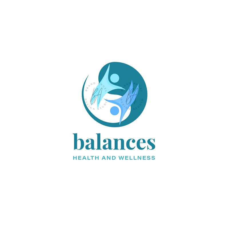 Balanced Life Logo Design Premade Logo Business Branding Healing Logo ...