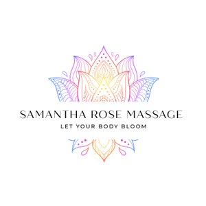 Lotus Logo - Health Logo- Premade Logo Design - Mandala Logo - Logo Design and Branding Package - Boho Logo - Wellness Logo - Massage Logo