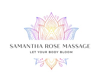 Lotus Logo - Health Logo- Premade Logo Design - Mandala Logo - Logo Design and Branding Package - Boho Logo - Wellness Logo - Massage Logo