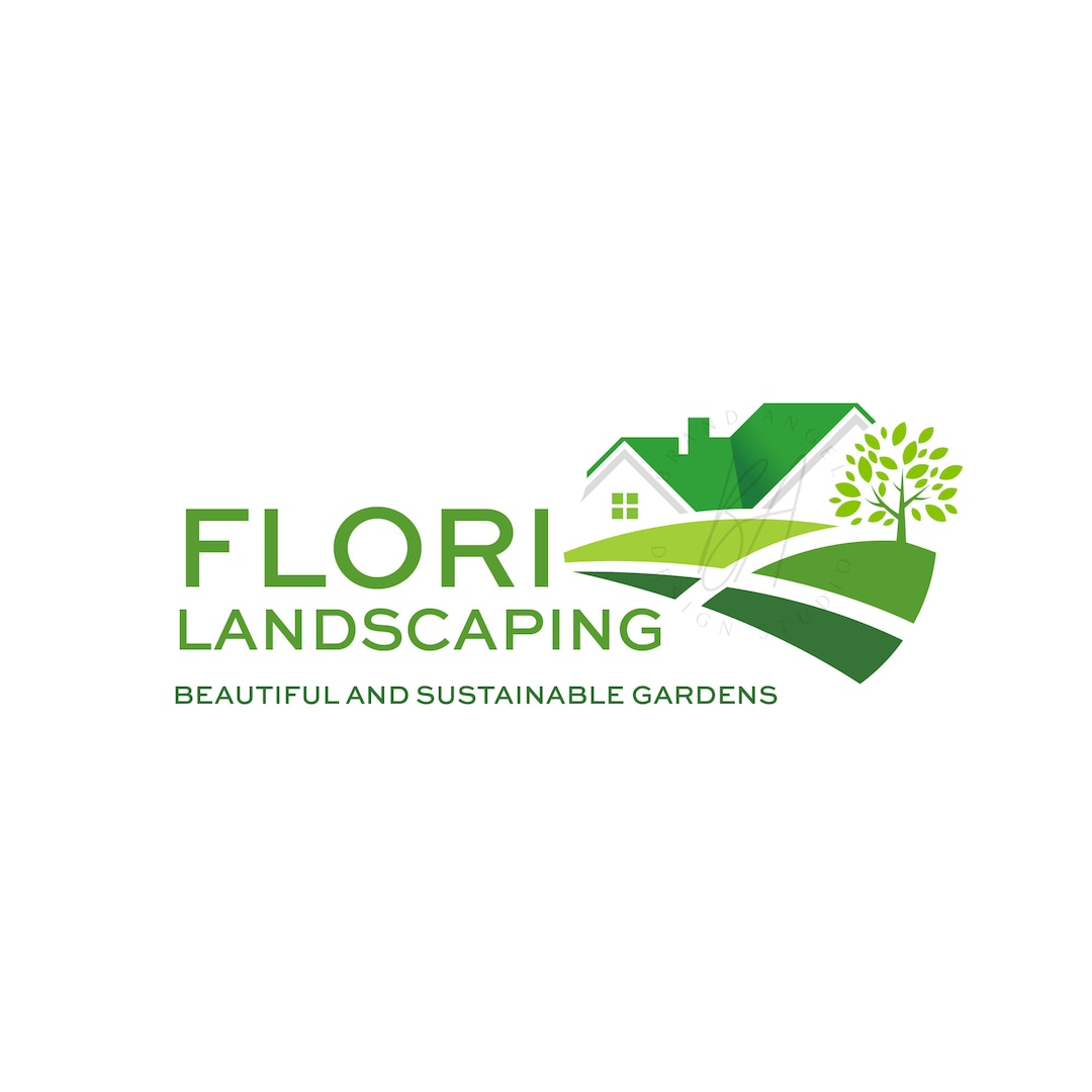 Landscaping Logo Logo Design Premade Logo Business Branding Gardening