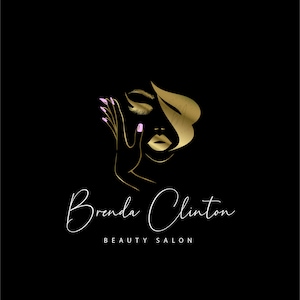 Beauty Salon Logo- Premade Logo Design - Beauty Logo - Logo Design and Branding Package - Nail Logo - Beauty Branding - Nail Artist Logo -