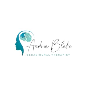Jigsaw Brain Logo Design Premade, Brain Logo, Therapist Logo, CBT logo, Mental Health Logo, Wellbeing Logo Design, Addiction Therapy Logo