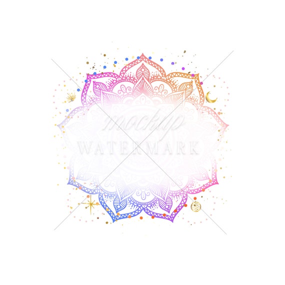 premade diy logo design mandala clipart diy logo design etsy etsy