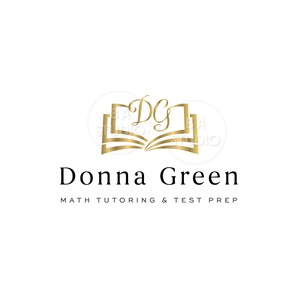 Tutor Logo - Teacher Logo - Online Tutor Logo - Premade Logo Design -  Tutor Logo Design - Book Logo Design - Schooling Logo - Writer