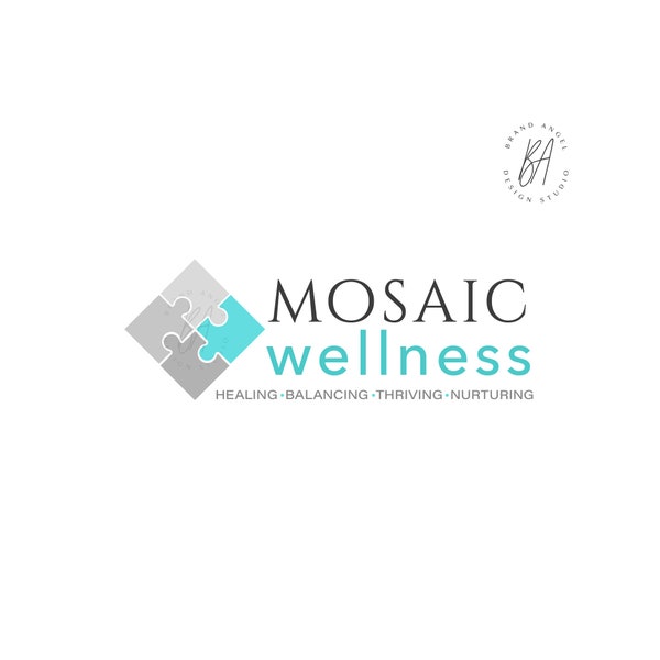 Health and Wellness Logo Design Premade Logo Business Branding  Healing Logo Health logo Rejuvenation logo Health logo Relaxation logo Brand