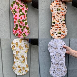 Burp Cloths, Baby Burp Cloths, Penguins and Harp Seal Burp Cloth, Lion Burp Cloth, Cute Animals Burp Cloths, Handmade Burp Cloths
