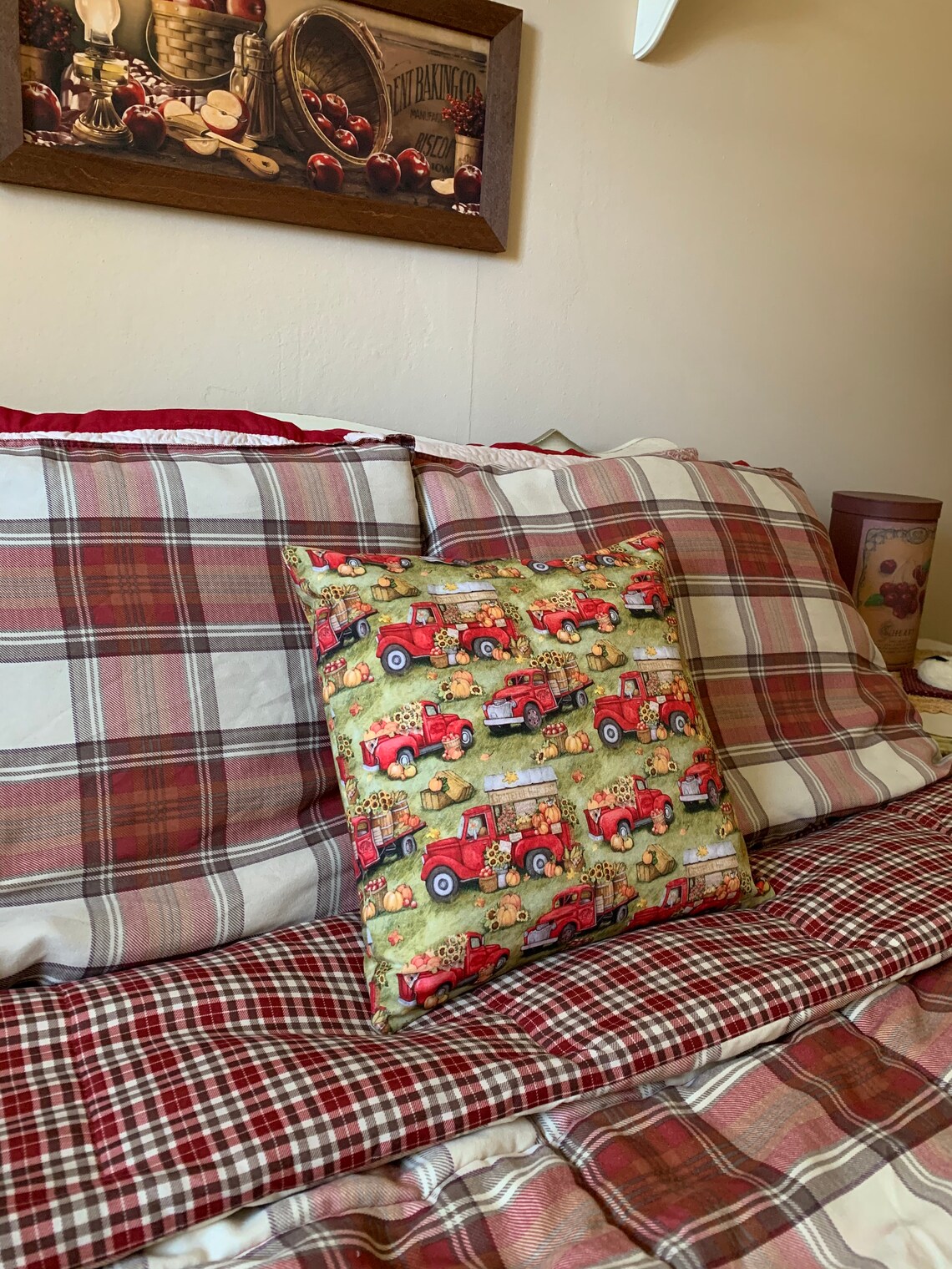 Autumnal Pillow Covers 14x14 Pillow Covers Country Style Etsy