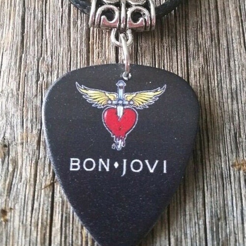 Bon Jovi New Jersey Premium Guitar Pick Keyring 