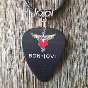 JON BON JOVI-logo Plectrum plectrum glamrock Band merchandise ketting sieraden